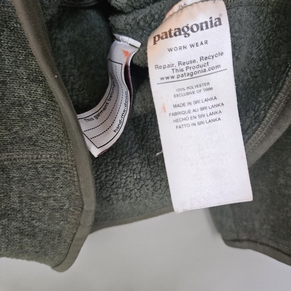 Boys patagonia xs 56 3/4 zip pullover - Picture 6 of 9